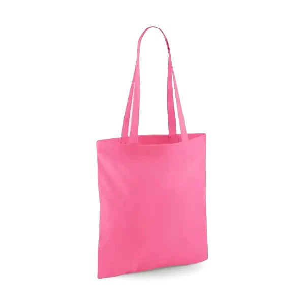 Shopper in Cotone Classica Rosa Vero 38 × 42 cm (140 g/m²)