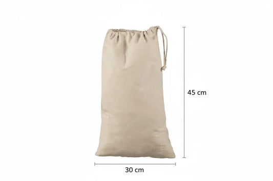 Cotton Bag with One-side Rope Drawstring with Custom Print (140 g/m²) in L (30 x 45 cm) – image 2