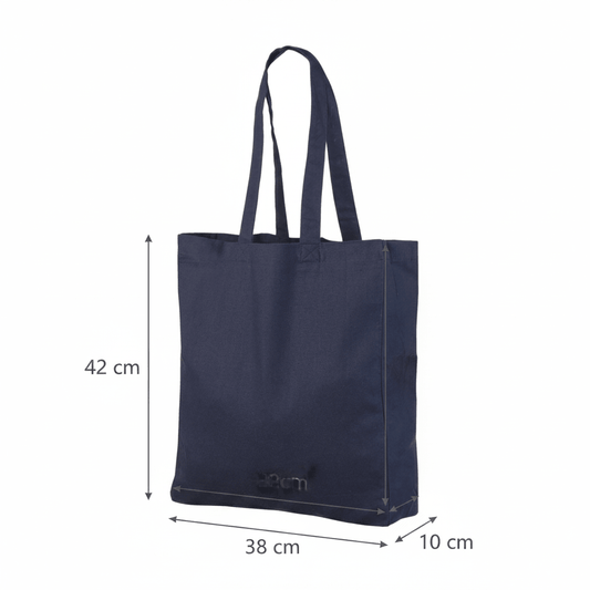 Mulepose med eget tryk (220 g/m², 38×42 cm, side- og bundkile)
