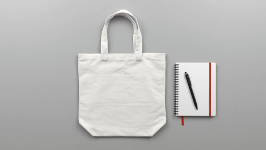 employee welcome tote bag with custom print
