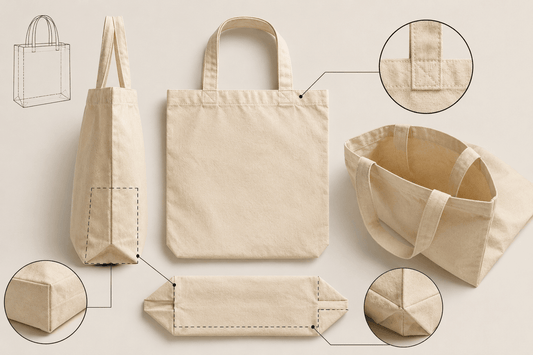 Tote Bag Anatomy 101 Gussets  Handles and Bottom Structure Explained