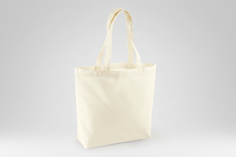 Organic Cotton Shopper with Custom Print, 170 gm²
