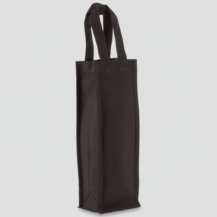 Cotton Canvas Wine Bags with Custom Print, 310 g/m²