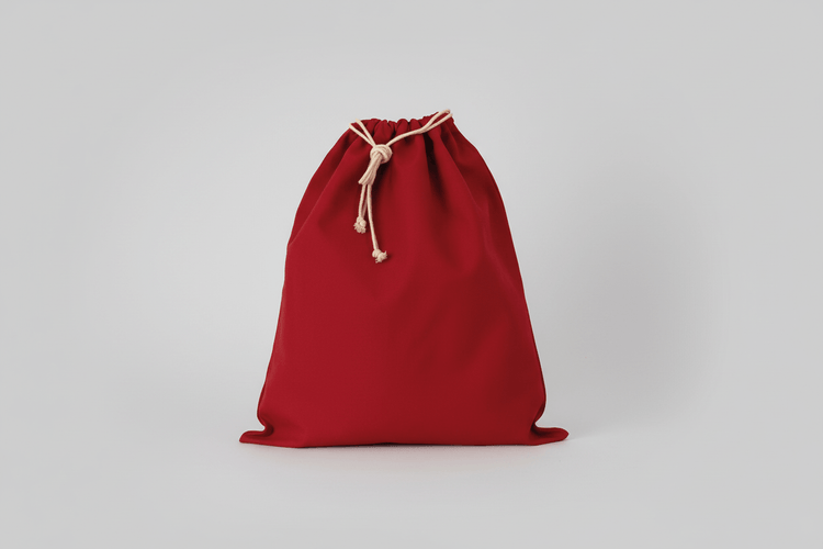 Cotton Drawcord Pouches, 220 gm² - stuff bags for christmas