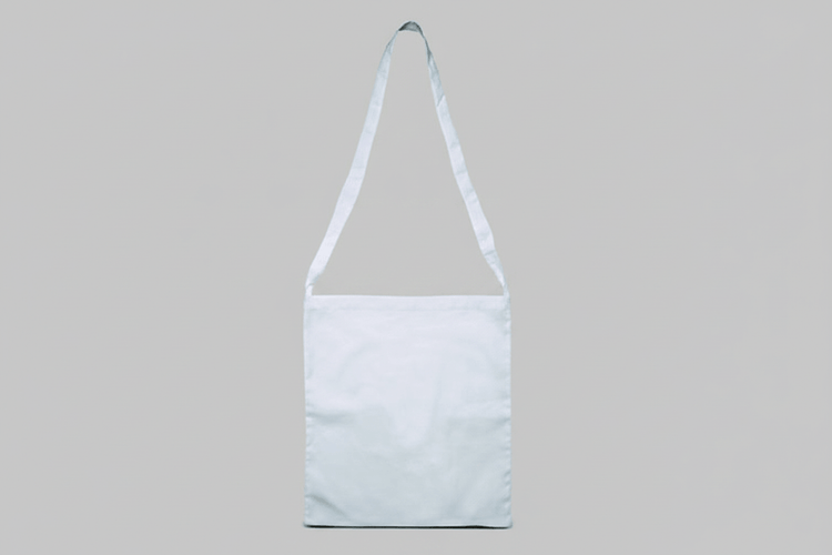 Cotton Sling Tote Bags with Custom Print, 130 gm²