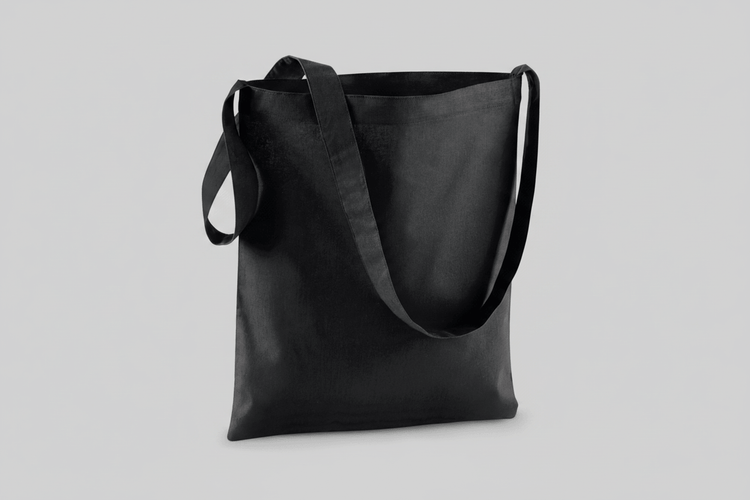 Cotton Sling Tote Bags with Custom Print, 140 g/m²