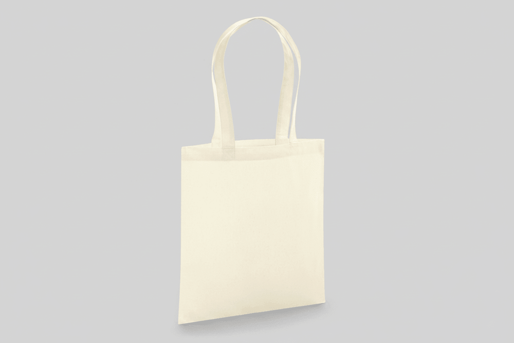 Video of the organic premium cotton tote bags 200 g/m² with how ordering works (landscape)