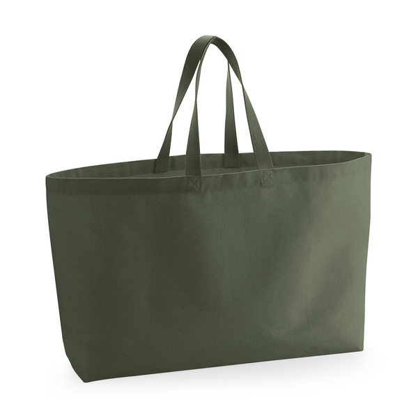 Oversized Heavyweight Canvas Tote Bag, 475 g/m²