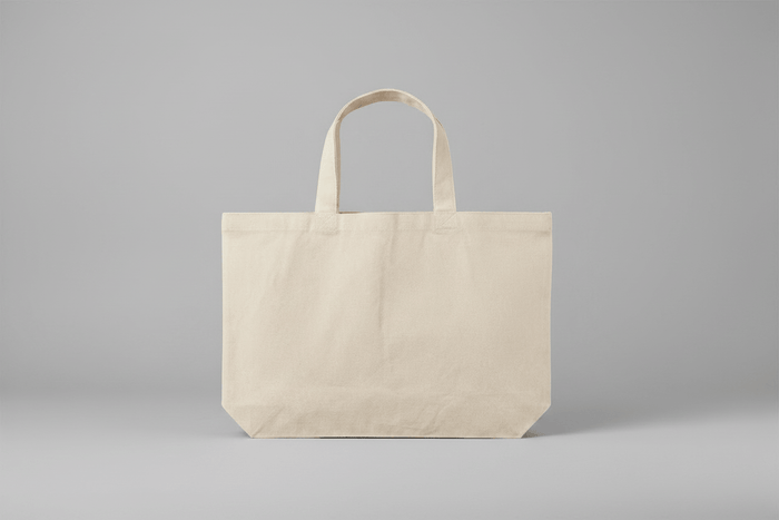 Large Cotton Tote Bags with Custom Print, 220 g/m²