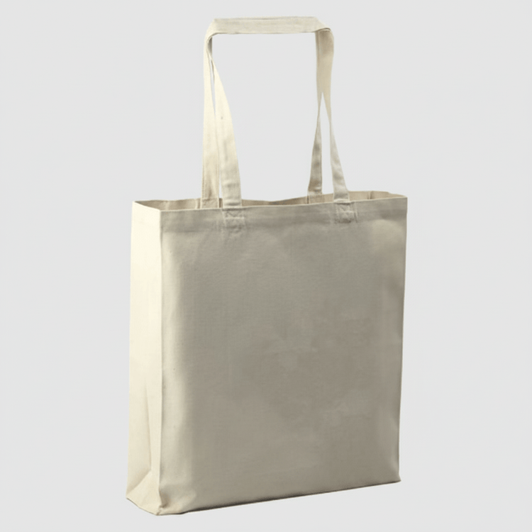 Premium Stoffbeutel mit Seitenfalte und Druck, 220 g/m²