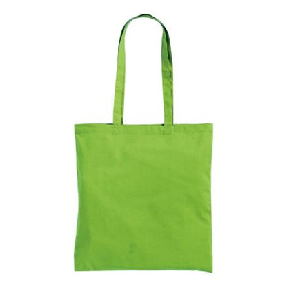 Apple Green Cotton Tote Bag with Custom Logo Print, 100% Cotton, 200 g/m², 38 x 42 cm – image 2