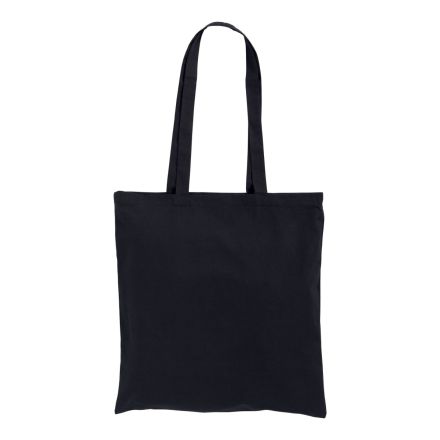 Black Cotton Tote Bag with Custom Logo Print, 100% Cotton, 200 g/m², 38 x 42 cm – image 3