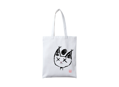 Brain-fog Kai-chan mulepose med logoprint (220 g/m², 38×42 cm)