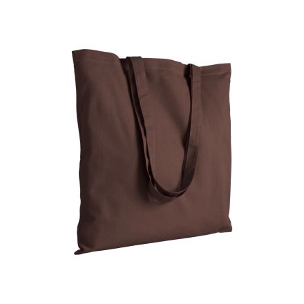 Marron Tote bag en coton personnalisé, impression de logo (200 g/m², 38×42 cm)