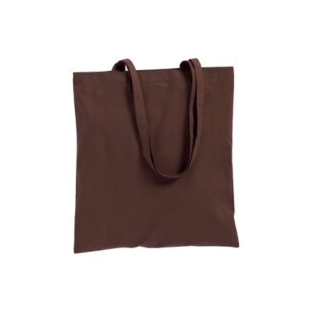 Brown Cotton Tote Bag with Custom Logo Print, 100% Cotton, 200 g/m², 38 x 42 cm – image 2