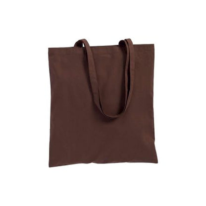 Brown Cotton Tote Bag with Custom Logo Print, 100% Cotton, 200 g/m², 38 x 42 cm – image 2