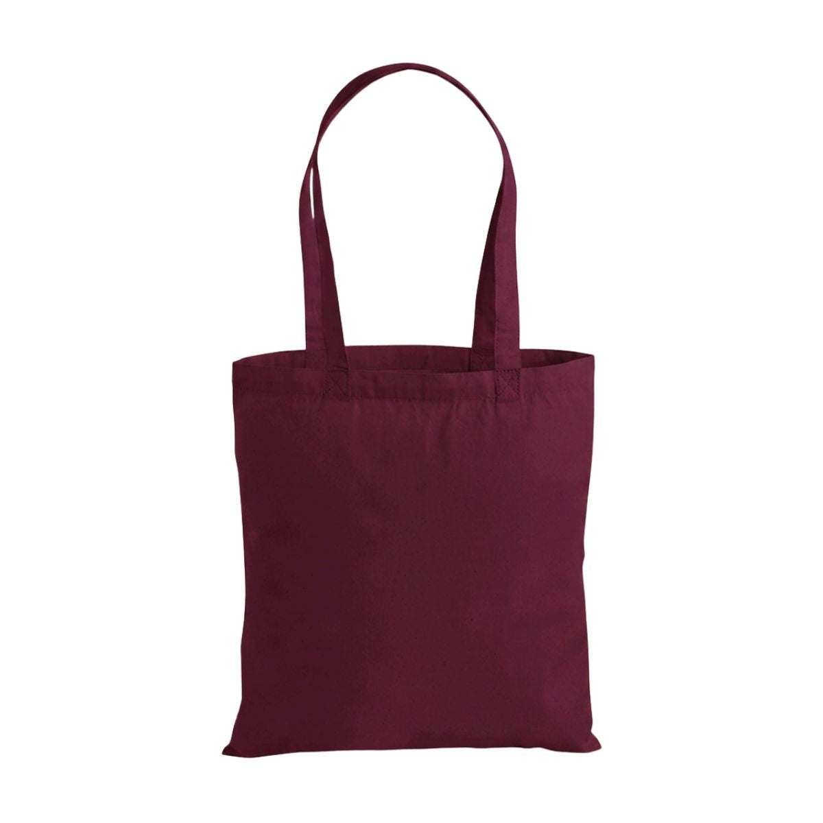 Burgundy Red Premium Cotton Tote Bag 38 × 42 cm (200 g/m²)