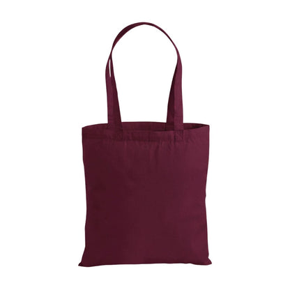 Burgundy Red Premium Cotton Tote Bag 38 × 42 cm (200 g/m²)