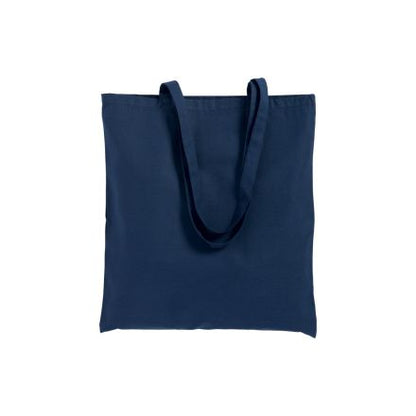 Dark Blue Cotton Tote Bag with Custom Logo Print, 100% Cotton, 200 g/m², 38 x 42 cm – image 2
