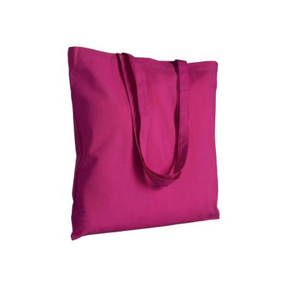 Bolsa de tela fucsia con estampado personalizado, 100% algodón, 200 g/m², 38 x 42 cm – imagen 1