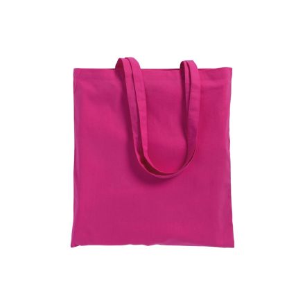 Bolsa de tela fucsia con estampado personalizado, 100% algodón, 200 g/m², 38 x 42 cm – imagen 3