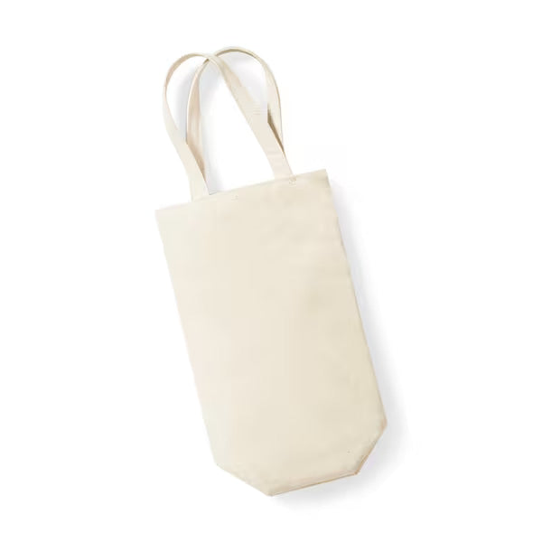 White wine Bag with Logo Print (407 g/m², 8×27×8 cm)