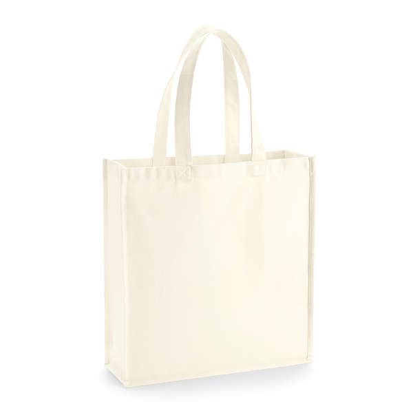 Natural Gallery Canvas Tote with Logo Print (407 g/m², 39×42 cm)
