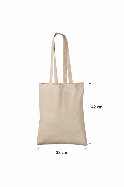 Bomuldspose med ensidigt snoretræk og logotryk (140 g/m²)