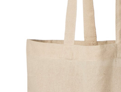 Bomuldspose med ensidigt snoretræk og logotryk (140 g/m²)