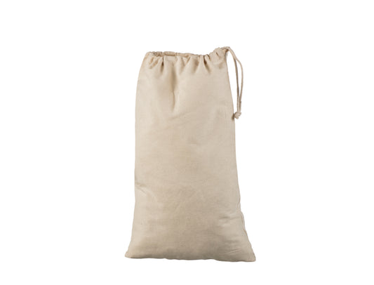 Cotton Bag with One-side Rope Drawstring (140 g/m²) - L (30 x 45 cm) with custom print