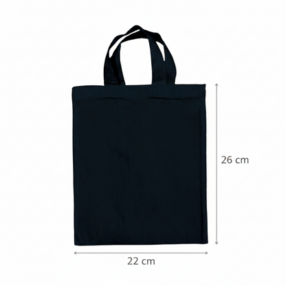 Small Pharmacy Tote Bags with Custom Print 22×26 cm, 140 g/m² - Navy / Dark Blue