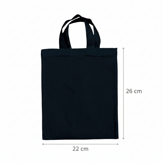 Small Pharmacy Tote Bags with Custom Print 22×26 cm, 140 g/m² - Navy / Dark Blue