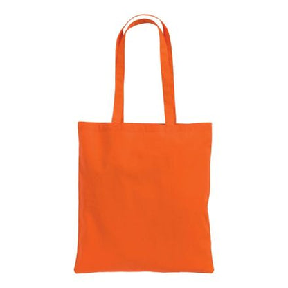 Orange Cotton Tote Bag with Custom Logo Print, 100% Cotton, 200 g/m², 38 x 42 cm – image 3
