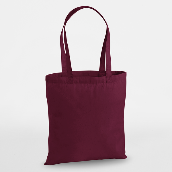 Burgundy Red Premium Cotton Tote Bag 38 × 42 cm (200 g/m²)