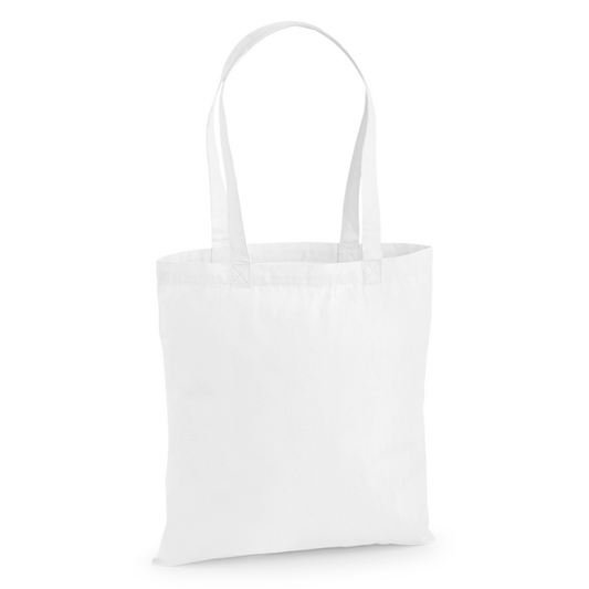 Sac cabas premium en coton blanc 38 × 42 cm (200 g/m²)