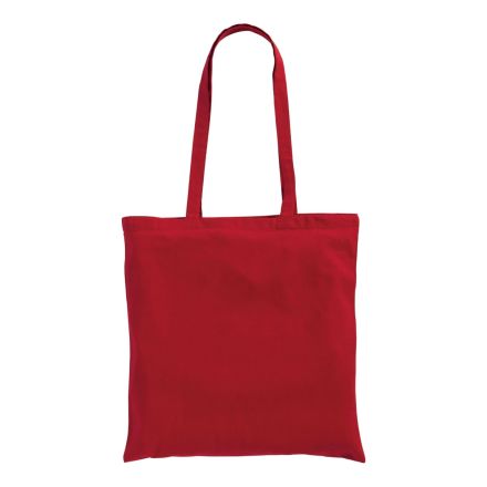 Red Cotton Tote Bag with Custom Logo Print, 100% Cotton, 200 g/m², 38 x 42 cm – image 3