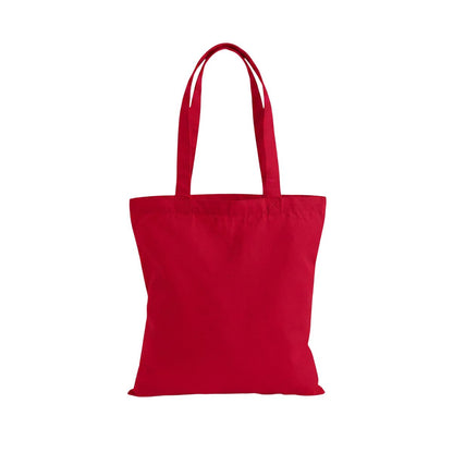 Bolsa de tela personalizada plana roja 38 × 42 cm (200 g/m²)