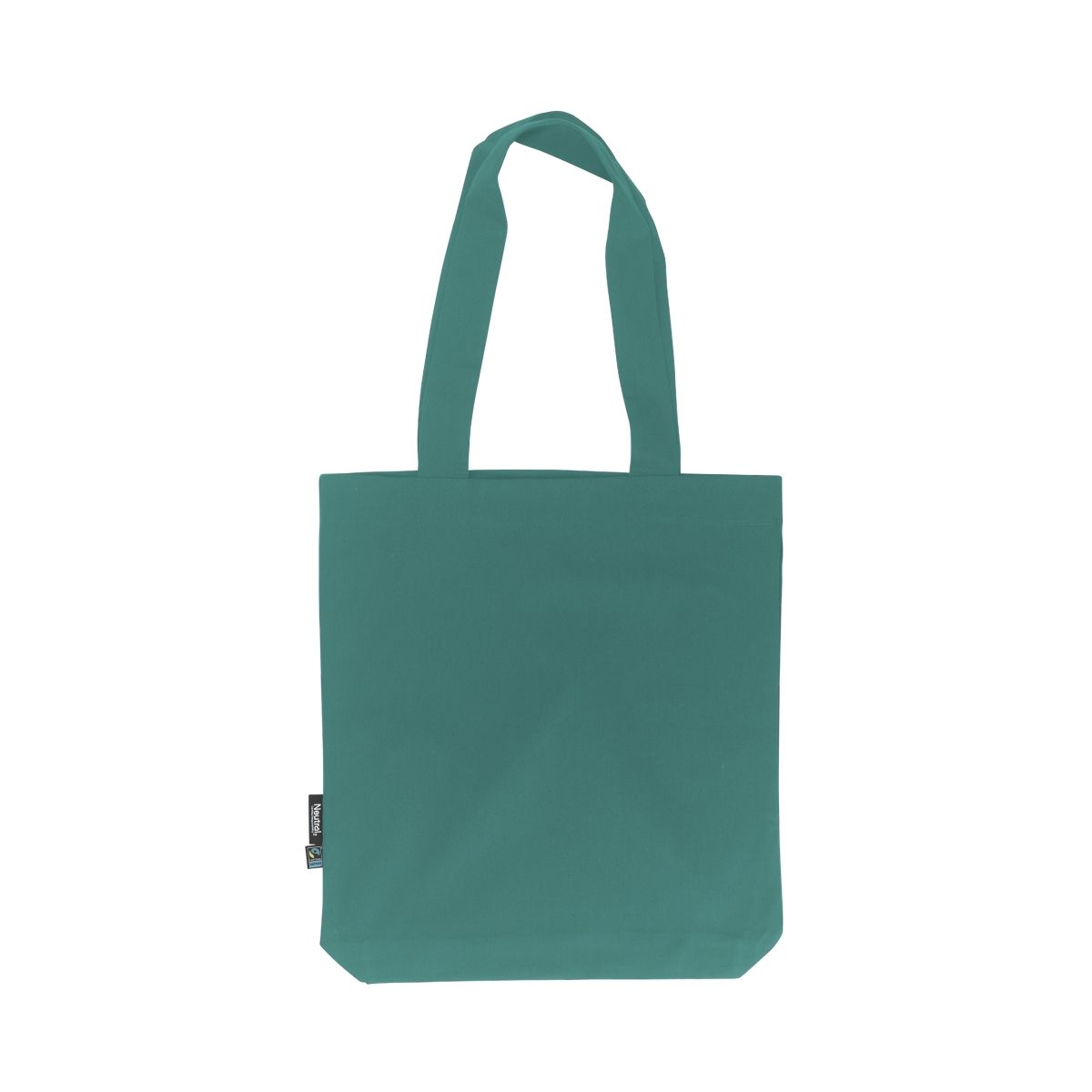 Petrol Fairtrade Bio-Twill-Jutebeutel mit Logodruck