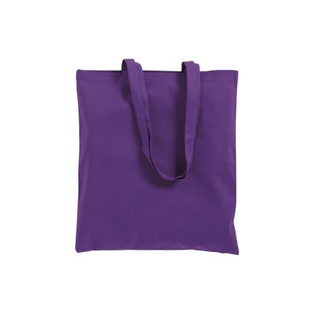 Violet Cotton Tote Bag with Custom Logo Print, 100% Cotton, 200 g/m², 38 x 42 cm – image 2