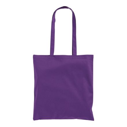 Bolsa de tela violeta con estampado personalizado, 100% algodón, 200 g/m², 38 x 42 cm – imagen 3