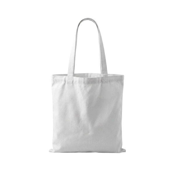 Hvid premium-mulepose i bomuld 38 × 42 cm (200 g/m²)
