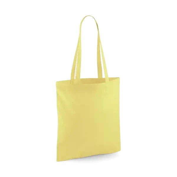 Shopper in Cotone Classica Giallo Limone 38 × 42 cm (140 g/m²)