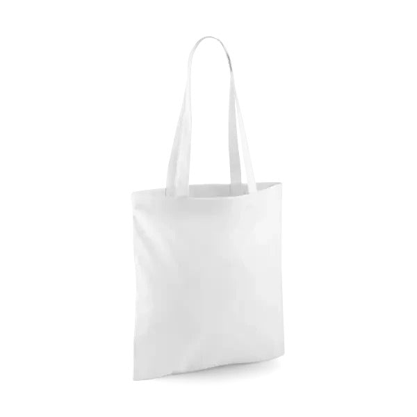 Shopper in Cotone Classica Bianco 38 × 42 cm (140 g/m²)