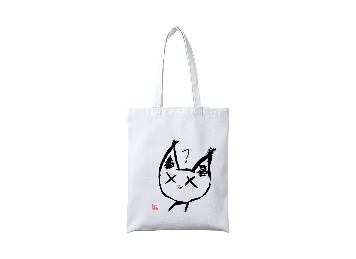 Forvirret Kai-chan mulepose med logoprint (220 g/m², 38×42 cm)