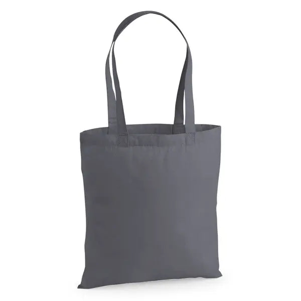 Grafiitinharmaa premium-puuvillakangaskassi 38 × 42 cm (200 g/m²) – kuva 1