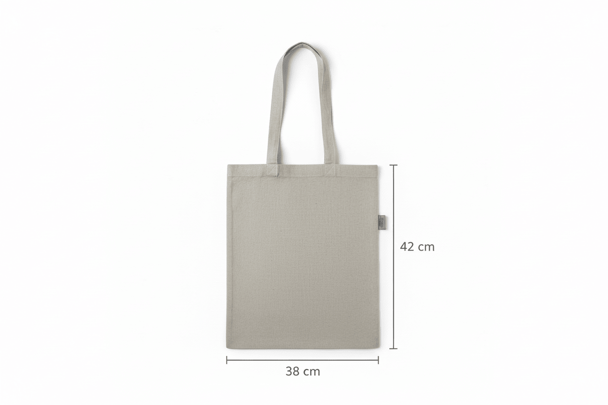 Gsmsmey recycled cotton Flat Bagsm 38 x 42 cm 140 Gsmsm 2