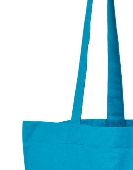 personalized print totes - light blue