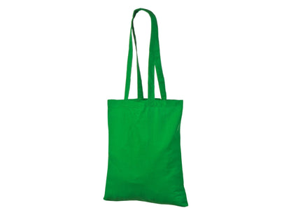 Mörkgrå tygkasse i återvunnen bomull (180 g/m², 38×42 cm)