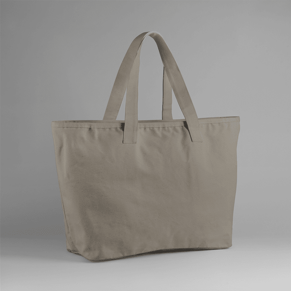 Mushroom Ekstra Stor, Kraftig Canvas-Mulepose 47 × 40 × 17 cm (475 g/m²)