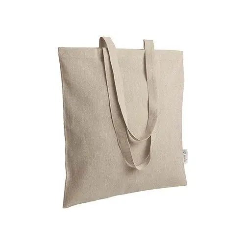 Naturfarvet meleret mulepose i genanvendt materiale 38 × 42 cm (140 g/m²)